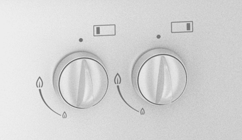 Фиксированное положение малого пламени